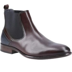 POD Mens Frank Leather Chelsea Boots / Chestnut